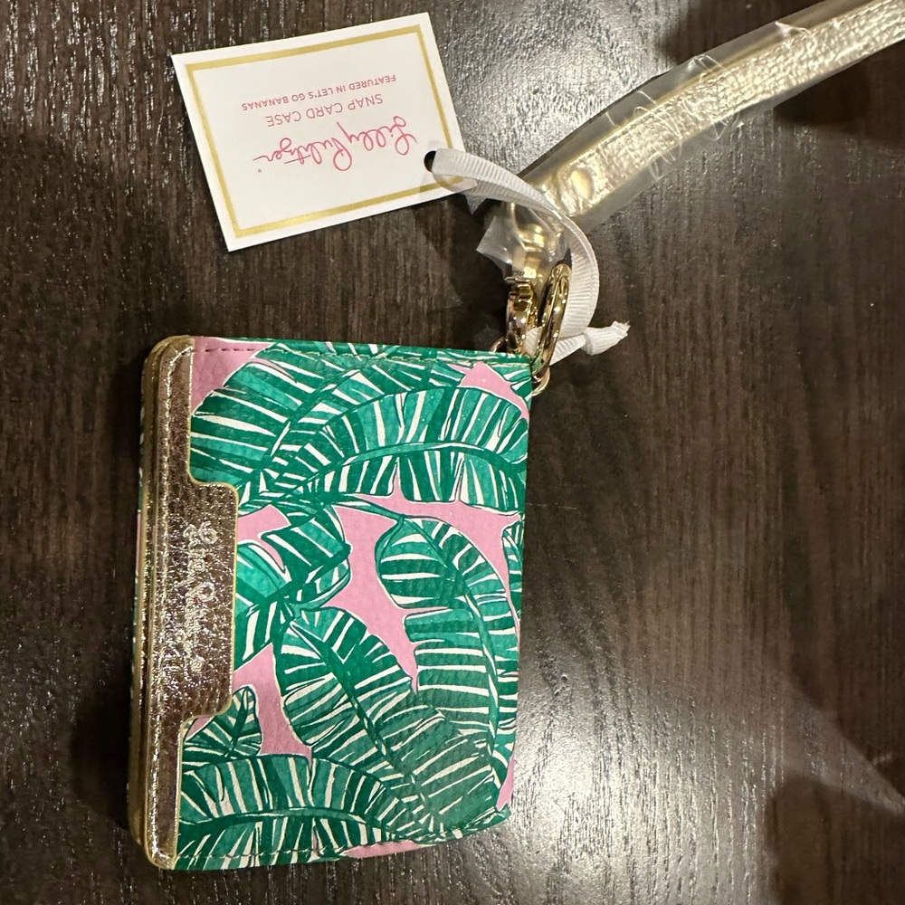 Lilly Pulitzer Conch Shell Pink Card Case